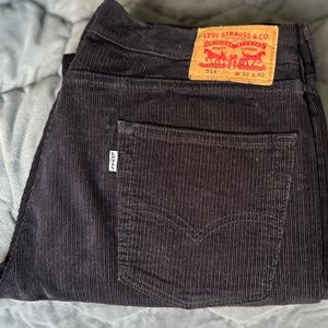Levis 514 Corduroy Black USED